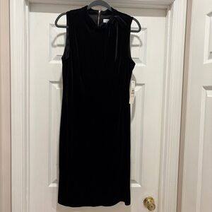 Calvin Klein Black Sleeveless Midi Dress